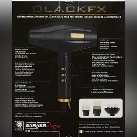 Secador Babyliss Black FX con Silky Revive gratis 3,38 oz 