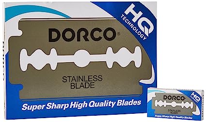 Dorco ST300 Platinum Extra Double Edge Razor Blades - 100 Ct